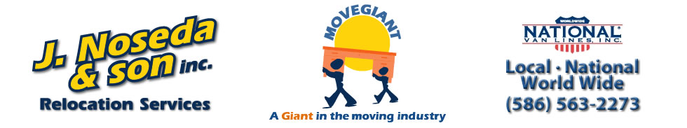 J Noseda and Son Moving Company Logo